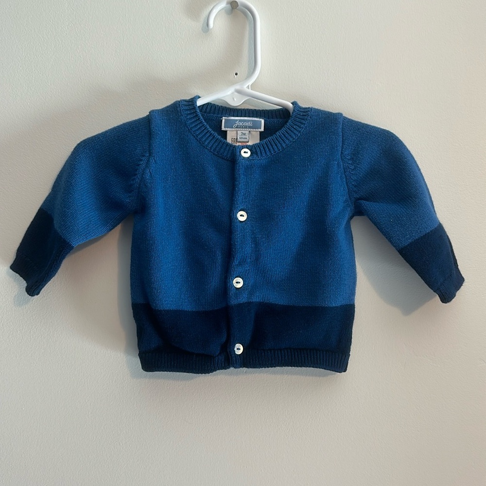Jacadi Paris blue sweater
